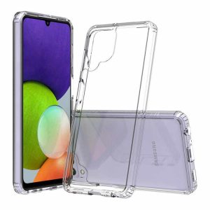 CAPA SILICONE DURA ANTI-CHOQUE SAMSUNG GALAXY A22 5G TRANSPARENTE