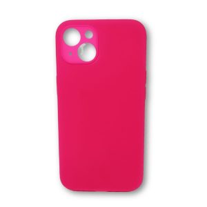 CAPA SILICONE GEL APPLE IPHONE 13 MINI ROSA ULTRA THIN