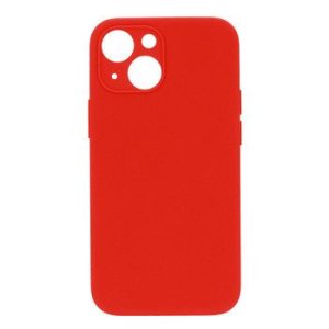CAPA SILICONE GEL APPLE IPHONE 13 MINI VERMELHO ULTRA THIN