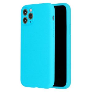 CAPA SILICONE GEL APPLE IPHONE 13 PRO MAX AZUL CLARO ULTRA THIN