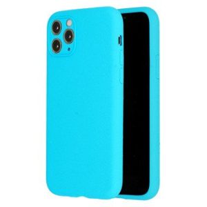 CAPA SILICONE GEL APPLE IPHONE 13 PRO AZUL CLARO ULTRA THIN
