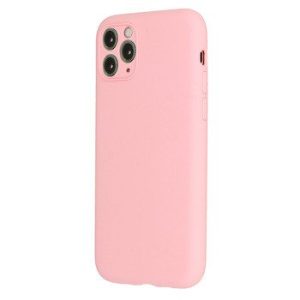 CAPA SILICONE GEL APPLE IPHONE 13 PRO ROSA CLARA ULTRA THIN