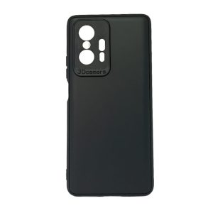 CAPA SILICONE GEL XIAOMI MI 11T/11T PRO PRETO COM PROTETOR DE CÂMERA 3D