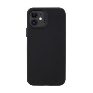CAPA SILICONE GEL APPLE IPHONE 12 MINI 5.4" PRETO ROBUSTA