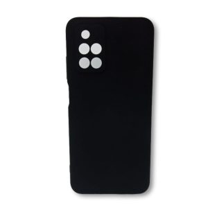 CAPA SILICONE GEL XIAOMI REDMI 10/REDMI 10 PRIME PRETO PROTETOR DE CÂMERA ROBUST