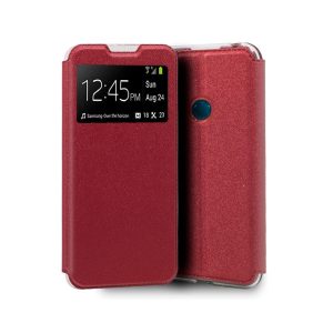 CAPA FLIP COVER COM JANELA CANDY SAMSUNG GALAXY NOTE 10 VERMELHO