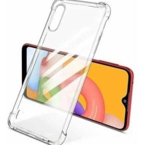 CAPA SILICONE DURA ANTI-CHOQUE SAMSUNG GALAXY A01 TRANSPARENTE