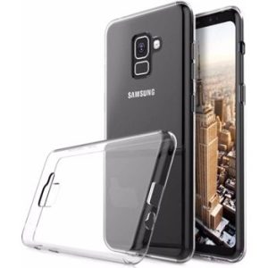CAPA SILICONE SAMSUNG GALAXY A8 PLUS 2018 TRANSPARENTE