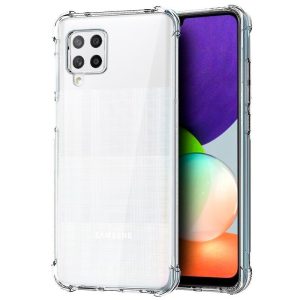 CAPA SILICONE ANTI-CHOQUE SAMSUNG GALAXY A22 4G 6.4" TRANSPARENTE
