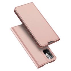 CAPA FLIP COVER XIAOMI REDMI NOTE 10T 5G/POCO M3 PRO ROSA DOURADO DUX DUCIS SKIN