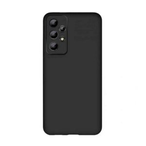 CAPA SILICONE SAMSUNG GALAXY A52 / A52S PRETO PROTETOR DE CAMERA 3D