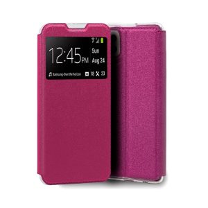 CAPA FLIP COVER COM JANELA CANDY SAMSUNG GALAXY A22 4G ROSA