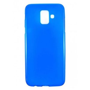 CAPA SILICONE SAMSUNG GALAXY A6 PLUS 2018 AZUL FOSCO
