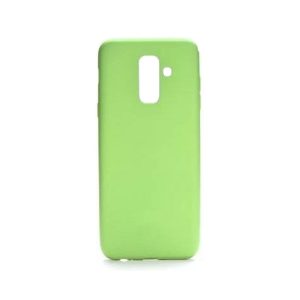 CAPA SILICONE SAMSUNG GALAXY A6 PLUS 2018 VERDE FOSCO
