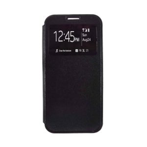 CAPA FLIP COVER COM JANELA CANDY SAMSUNG GALAXY A9 2018 PRETO