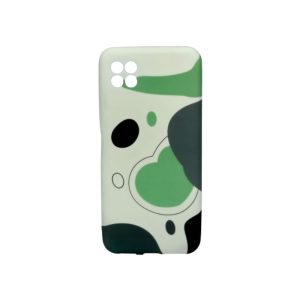 CAPA SILICONE TPU SAMSUNG GALAXY A22 5G VERDE ESTAMPA ABSTRACTA