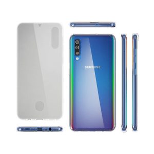 CAPA SILICONE DURA 360º SAMSUNG GALAXY A50/A50S TRANSPARENTE