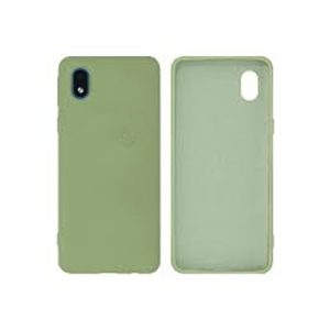 CAPA SILICONE GEL SAMSUNG GALAXY A01 CORE VERDE ROBUSTA