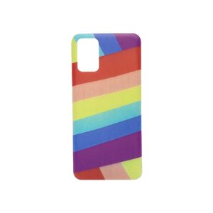CAPA SILICONE SAMSUNG GALAXY A02S AQUARELA RAINBOW HORIZONTAL