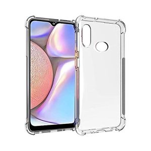 CAPA SILICONE DURA ANTI-CHOQUE SAMSUNG GALAXY A10S TRANSPARENTE