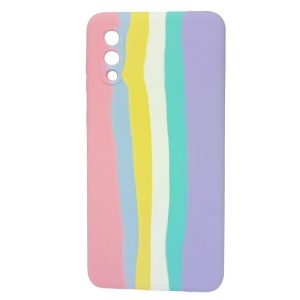 CAPA SILICONE TPU SAMSUNG GALAXY A02 COLORIDO AQUARELA DESGIN 2 PROTETOR DE CÂME