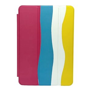 CAPA TABLET FLIP COVER COM DESENHO APPLE IPAD MINI 4 AQUARELA RAINBOW VERTICAL D