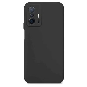 CAPA SILICONE XIAOMI MI 11T/11T PRO PRETO COM PROTETOR DE CÂMERA ROBUSTA