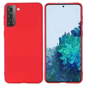 CAPA SILICONE GEL SAMSUNG GALAXY S21 / S30 VERMELHO ROBUSTA