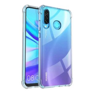 CAPA SILICONE DURA ANTI-CHOQUE HUAWEI P30 LITE TRANSPARENTE