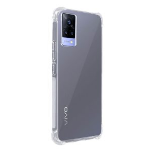 CAPA SILICONE ANTI-CHOQUE VIVO V21 4G/5G TRANSPARENTE