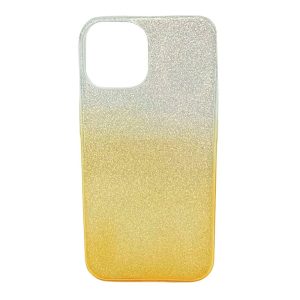 CAPA SILICONE GEL BRILHANTE APPLE IPHONE 13 DOURADO
