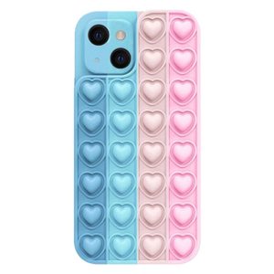 CAPA DE SILICONE POP IT APPLE IPHONE 13 COLORIDO DESIGN 1