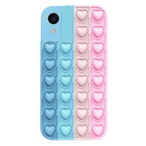 CAPA DE SILICONE POP IT APPLE IPHONE XR COLORIDO DESIGN 1