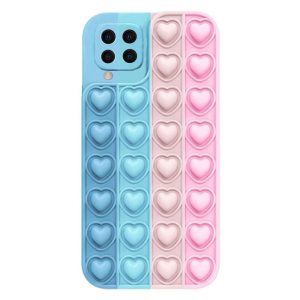 CAPA DE SILICONE POP IT SAMSUNG GALAXY A22 4G A225 COLORIDO DESIGN 1