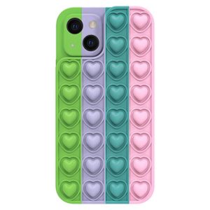 CAPA DE SILICONE POP IT APPLE IPHONE 13 COLORIDO DESIGN 3