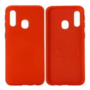 CAPA SILICONE GEL SAMSUNG GALAXY A40 VERMELHO ROBUSTA