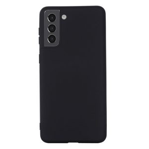 CAPA SILICONE GEL SAMSUNG GALAXY S22 PRETO COM PROTETOR DE CÂMERA