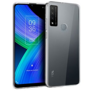 CAPA SILICONE TCL 20R 5G TRANSPARENTE