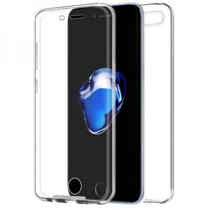 CAPA SILICONE DURA 360º APPLE IPHONE 7/ 8 PLUS TRANSPARENTE