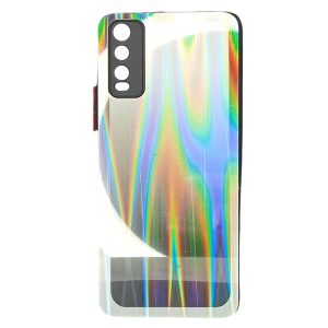 CAPA SILICONE DURA VIVO Y11S/Y20S PRETO VIDRO COM PROTETOR DE CÂMERA