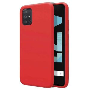 CAPA SILICONE GEL SAMSUNG GALAXY A51 VERMELHO ROBUSTA