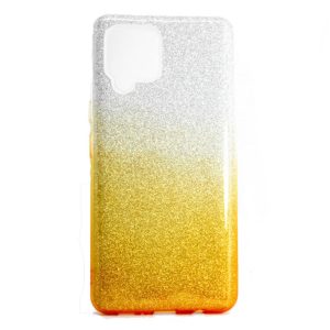CAPA SILICONE GEL BRILHANTE SAMSUNG GALAXY A12 DOURADO