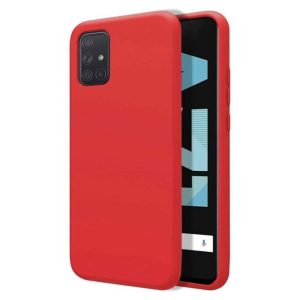 CAPA SILICONE GEL SAMSUNG GALAXY A71 VERMELHO ROBUSTA