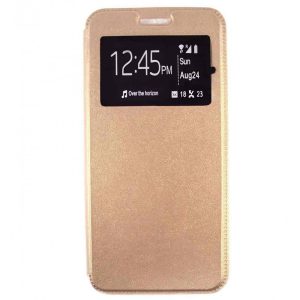 CAPA FLIP COVER COM JANELA CANDY SAMSUNG GALAXY A80 DOURADO