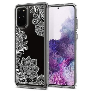 CAPA SILICONE DURA COM DESENHO SAMSUNG GALAXY S20 PLUS TRANSPARENTE MANDALA