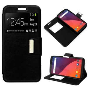 CAPA FLIP COVER COM JANELA SAMSUNG GALAXY NOTE 8 PRETO