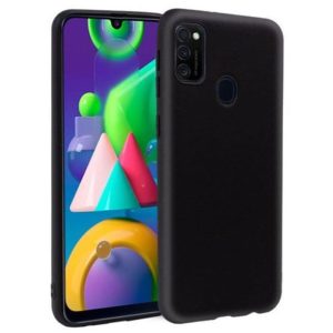 CAPA SILICONE GEL SAMSUNG GALAXY M21 PRETO ROBUSTA