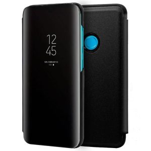 CAPA FLIP COVER CLEAR VIEW HUAWEI P30 LITE PRETO