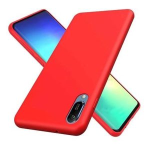 CAPA SILICONE HUAWEI P20 VERMELHO ROBUSTA