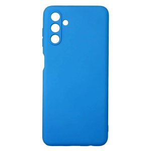 CAPA SILICONE GEL SAMSUNG GALAXY A13 5G AZUL COM PROTETOR DE CAMERA ROBUSTA